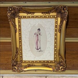 Elegant Gold Ornate Framed Artwork